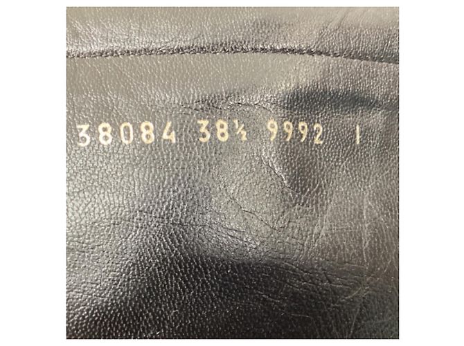 Stivali alti con zip e tacco in pelle nera di Giuseppe Zanotti Nero - vista 9