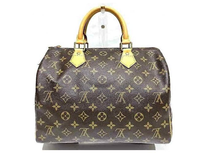 Sac à main Louis Vuitton Speedy 30 Monogram M41526 Marron - vue 2