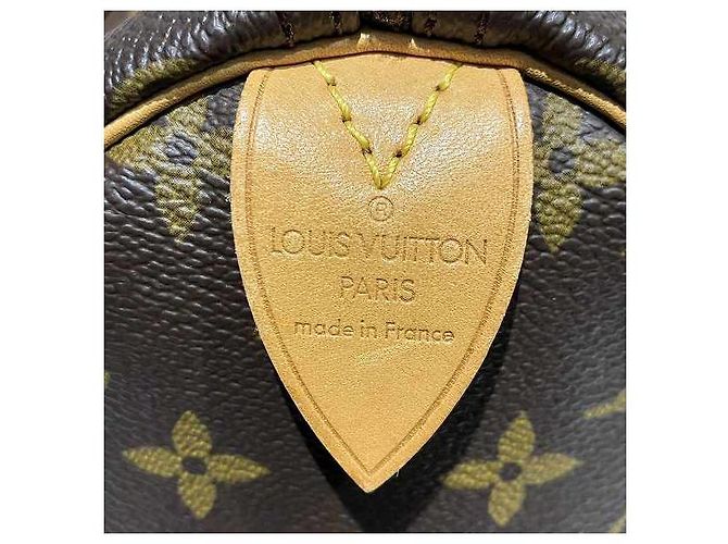Sac à main Louis Vuitton Speedy 30 Monogram M41526 Marron - vue 5