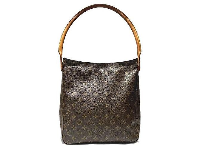 Sac à main Louis Vuitton Looping GM M51145 Marron - vue 2