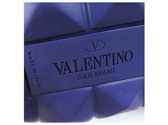 Sandali in gomma Valentino Roman Stud viola 38 Porpora - vista 6