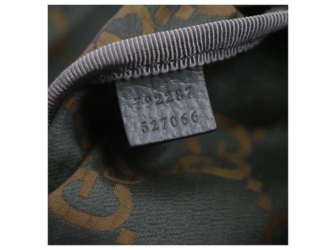 Belt bag in pelle e nylon ripstop GG di Gucci Verde - vista 13