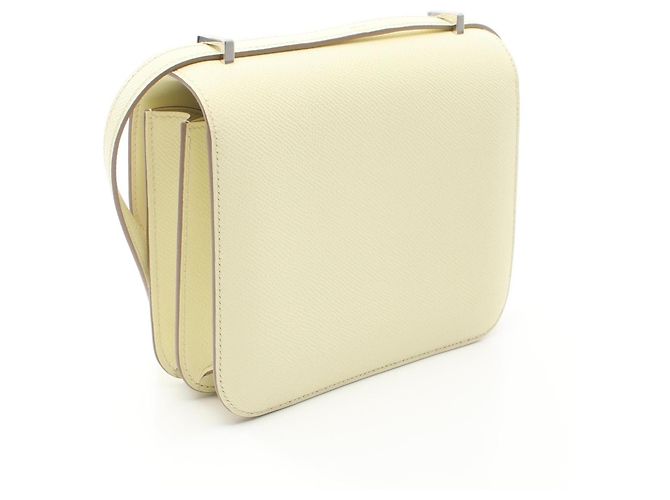 Hermès Constance 3 Mini Leder Schultertasche Gelb - Ansicht 2