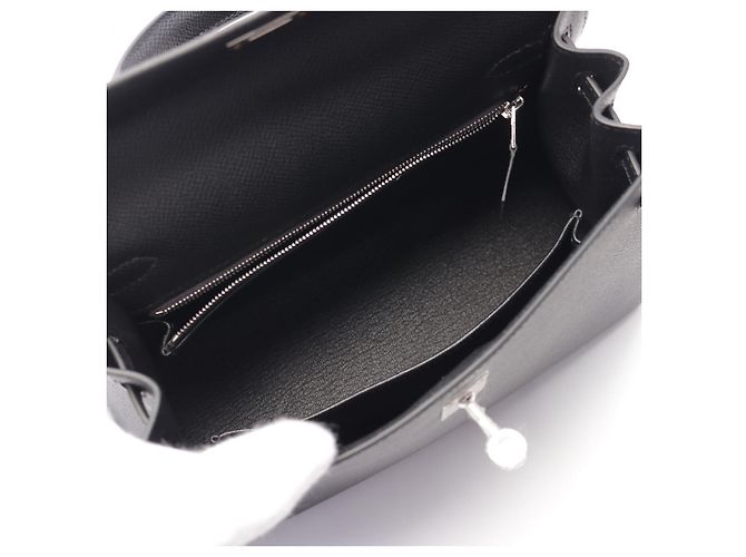 Hermès Borsa Hermes Kelly 25 Nera Nero - vista 3