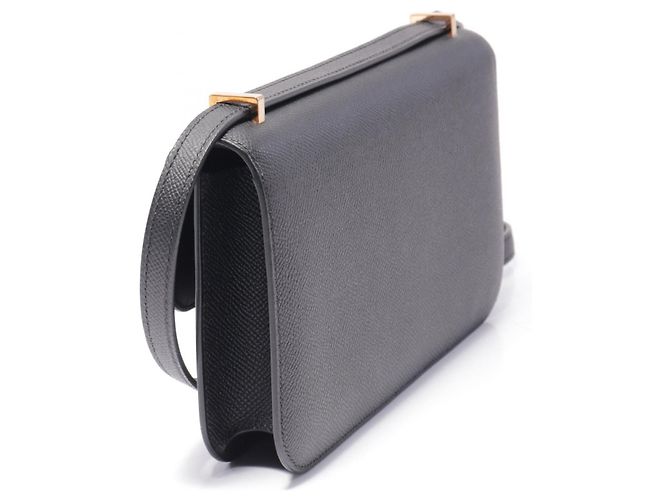Hermès Borsa a spalla Hermes Constance Elan Veau Epsom Nero - vista 2