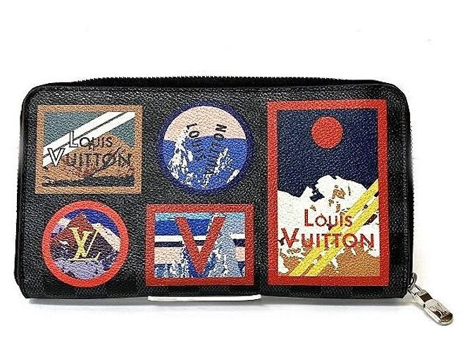 Louis Vuitton Damier Graphite Zippy Organizer Wallet N60153 Black - view 8