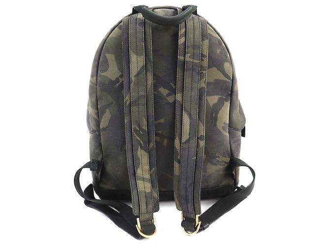 Tom Ford Leather Camouflage Big Zip Backpack - view 2