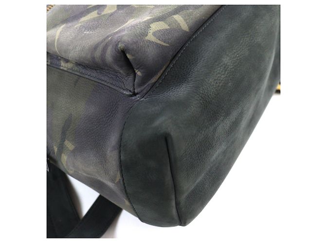Tom Ford Leather Camouflage Big Zip Backpack - view 5