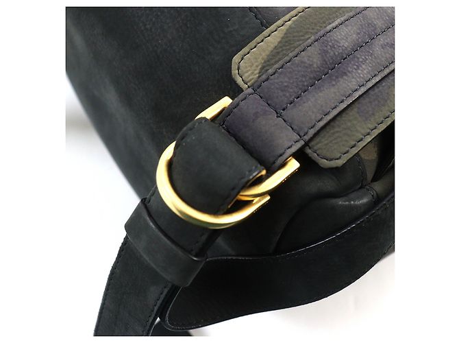 Tom Ford Leather Camouflage Big Zip Backpack - view 6