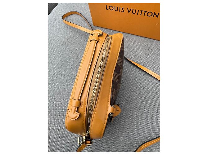 Louis Vuitton Borsa a tracolla Santa Monica Damier Ebene Marrone - vista 11