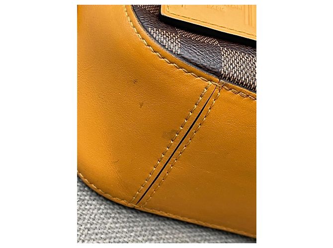 Louis Vuitton Borsa a tracolla Santa Monica Damier Ebene Marrone - vista 12