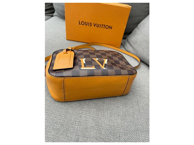 Louis Vuitton Borsa a tracolla Santa Monica Damier Ebene Marrone - vista 14