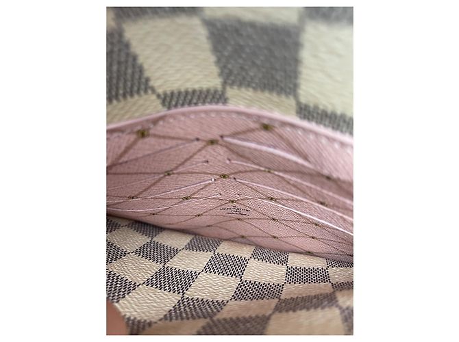 Louis Vuitton Pochette Summer Trunks Damier Azur Beige - vista 11