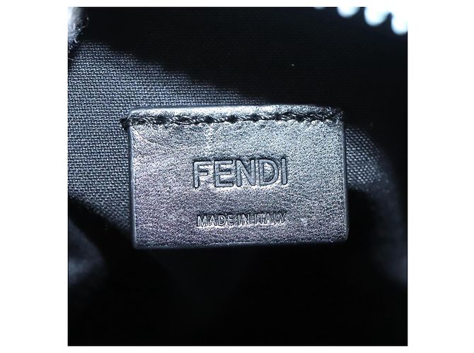 FENDI Schultertasche aus Nylon Hellblau Silber Authentisch bs19694 - Ansicht 20