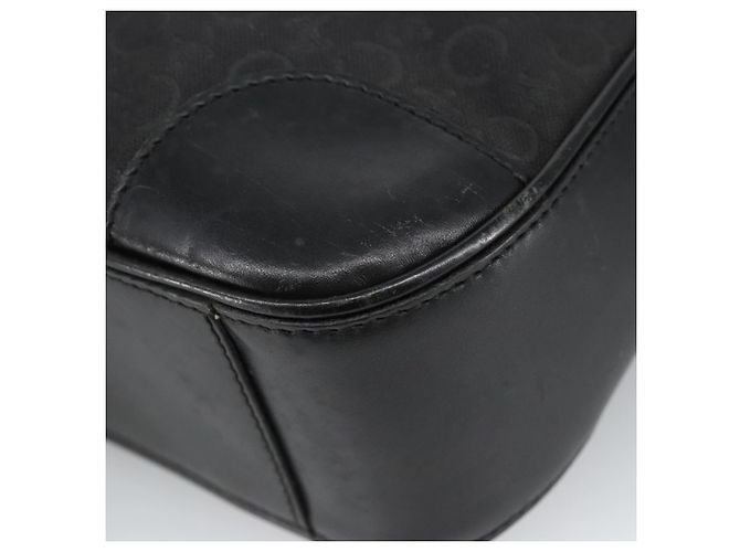 Céline Borsa a spalla in tela Macadam C di CELINE nera Auth 101150 Nero - vista 15