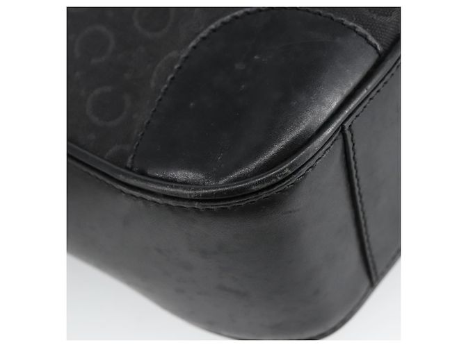 Céline Borsa a spalla in tela Macadam C di CELINE nera Auth 101150 Nero - vista 16