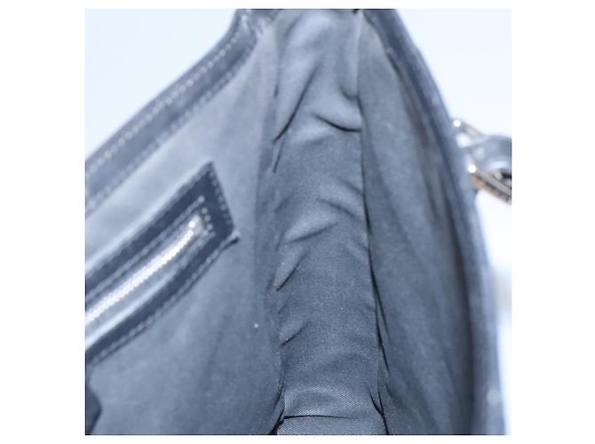 Céline Borsa a spalla in tela Macadam C di CELINE nera Auth 101150 Nero - vista 18
