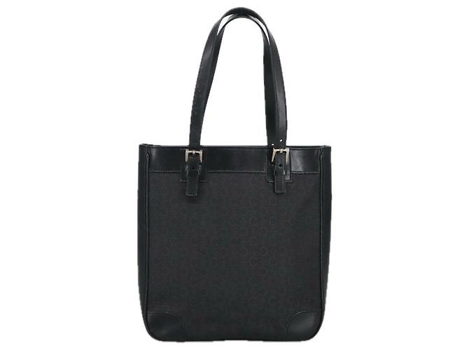 Céline Borsa a spalla in tela Macadam C di CELINE nera Auth 101150 Nero - vista 2