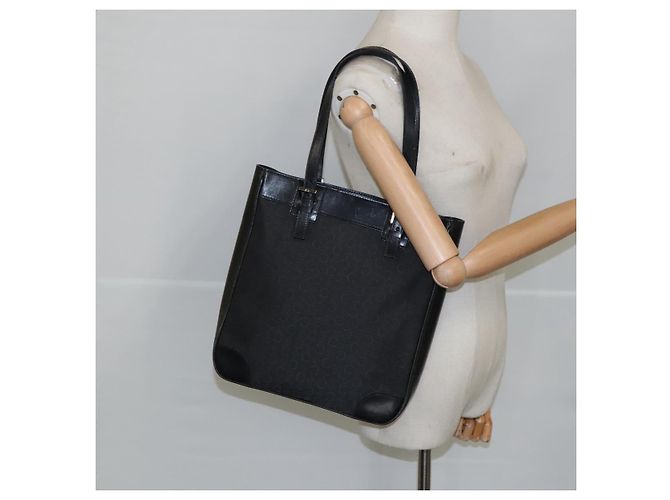 Céline Borsa a spalla in tela Macadam C di CELINE nera Auth 101150 Nero - vista 21