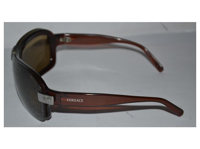 Gafas de sol máscara Versace 4018-v marrón plástico Castaño - vista 5