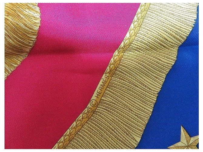 Foulard in seta Hermès Poste et Cavalerie 90 Multicolore - vista 10