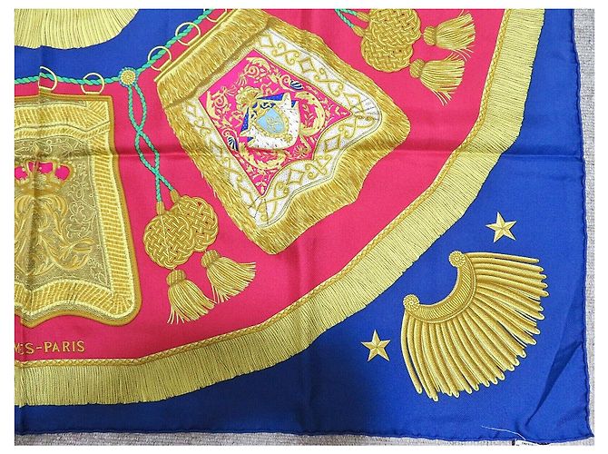 Foulard in seta Hermès Poste et Cavalerie 90 Multicolore - vista 6