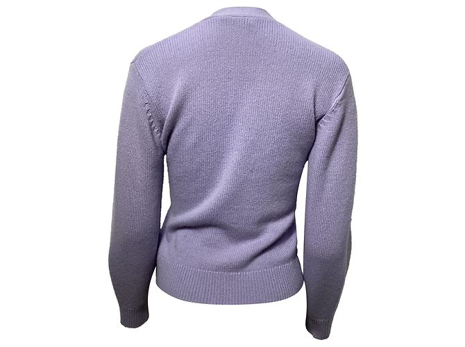 Lila Cashmere-Cardigan von Theory Shaped - Ansicht 4