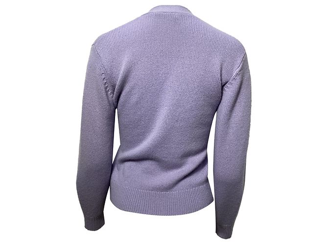 Lila Cashmere-Cardigan von Theory Shaped - Ansicht 6