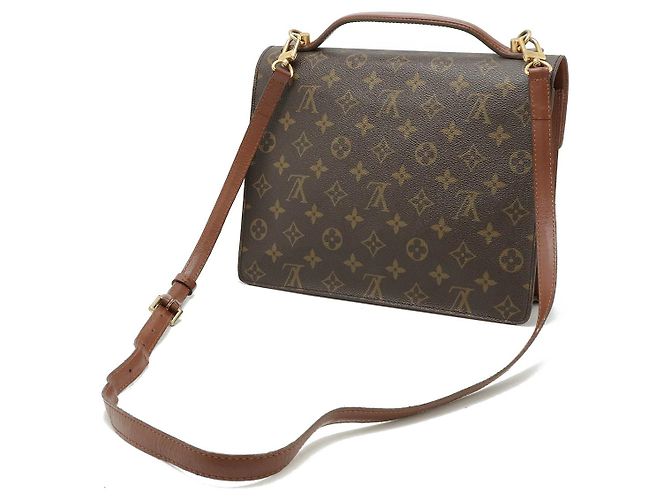 Borsa a mano Louis Vuitton Monogram Monceau 28 Marrone - vista 2