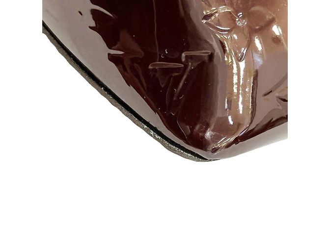Borsa Louis Vuitton Vernis Bellevue PM Bordò - vista 4