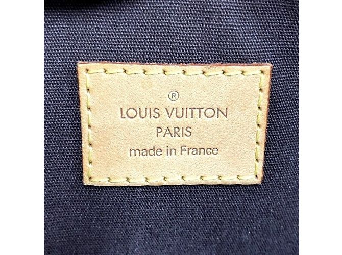 Borsa Louis Vuitton Vernis Bellevue PM Bordò - vista 5
