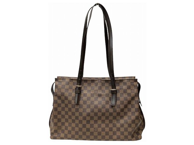 Borsa a spalla Louis Vuitton Damier Chelsea N51119 Marrone - vista 2