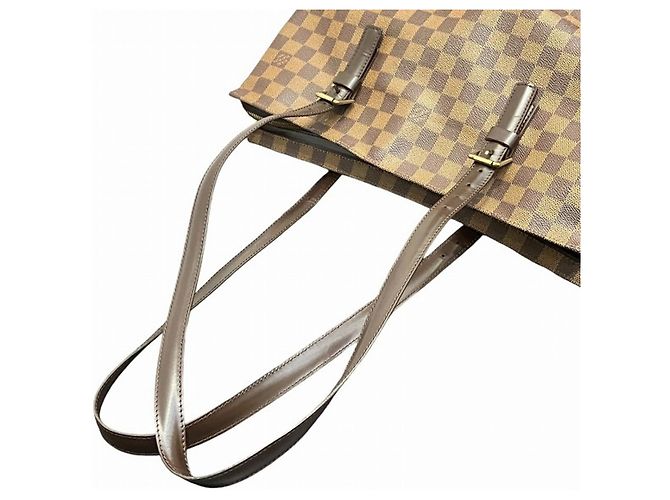 Borsa a spalla Louis Vuitton Damier Chelsea N51119 Marrone - vista 8