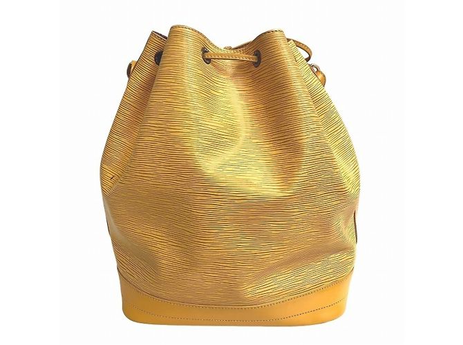 Borsa a spalla Louis Vuitton Epi Noe M44009 Giallo - vista 2