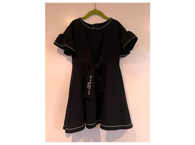 Robe en coton noir Givenchy 8 ans - vue 14