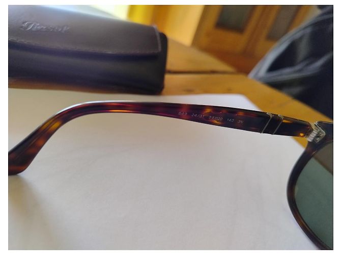Occhiali da sole aviator in tartaruga Persol - vista 3