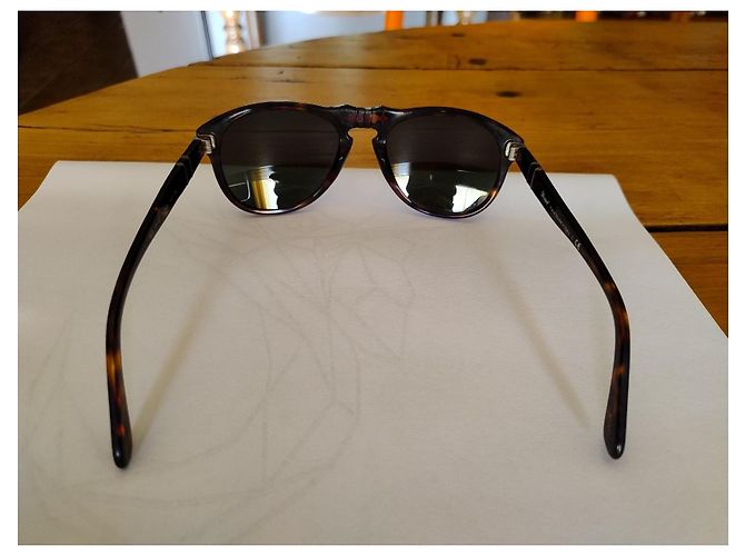 Occhiali da sole aviator in tartaruga Persol - vista 4