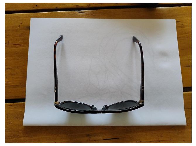 Occhiali da sole aviator in tartaruga Persol - vista 5
