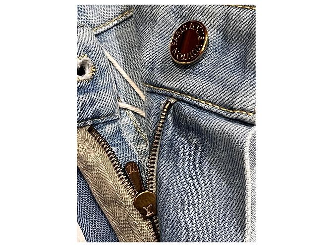 Vaqueros Louis Vuitton de denim azul 36IT - vista 10