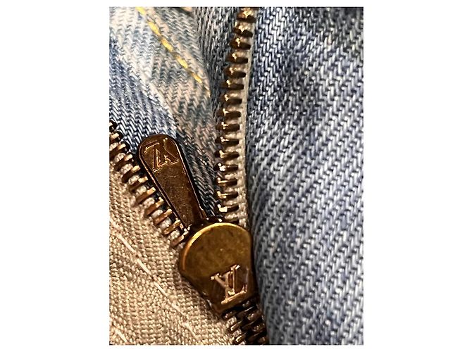 Vaqueros Louis Vuitton de denim azul 36IT - vista 11