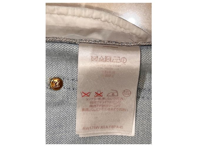 Vaqueros Louis Vuitton de denim azul 36IT - vista 19