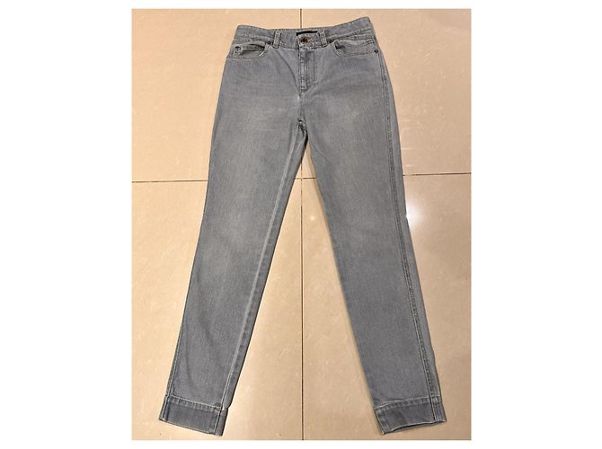 Vaqueros Louis Vuitton de denim azul 36IT - vista 5