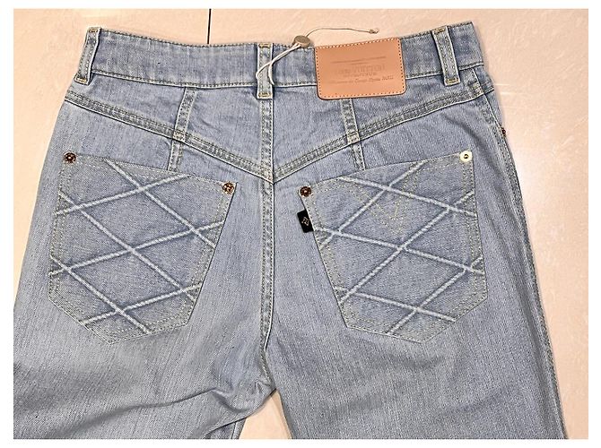 Vaqueros Louis Vuitton de denim azul 36IT - vista 7