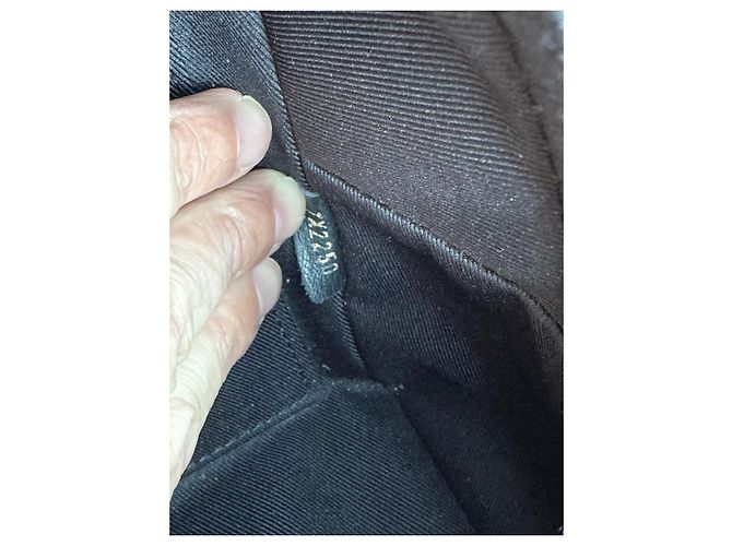 Zaino Louis Vuitton Palm Springs Marrone Scuro Pelliccia - vista 7