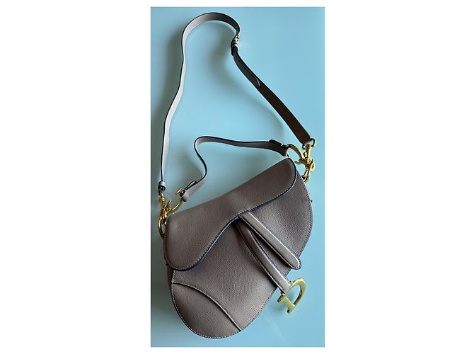 Saddle Dior Sattel mit Schultergurt Taupe - Ansicht 2