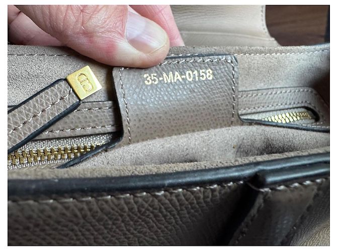 Saddle Dior Sattel mit Schultergurt Taupe - Ansicht 5