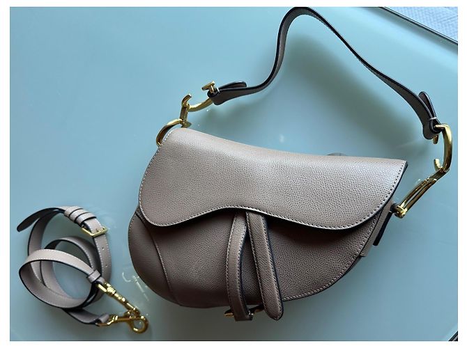Saddle Dior Sattel mit Schultergurt Taupe - Ansicht 7