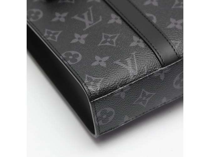 Borsa tote Monogram Eclipse Louis Vuitton Nero Monogramma - vista 9