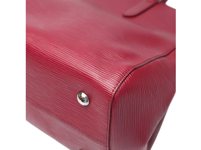 Borsa Louis Vuitton Epi Marly MM Rosso Fuschia - vista 10