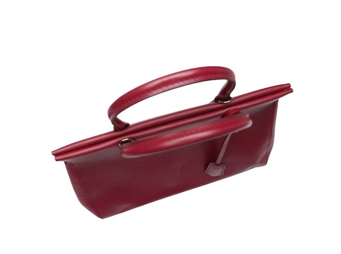 Borsa Louis Vuitton Epi Marly MM Rosso Fuschia - vista 12